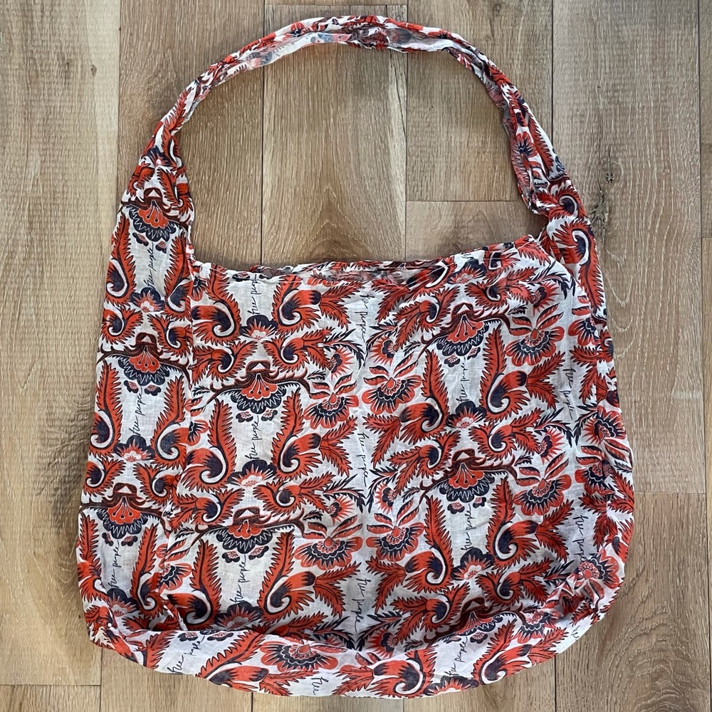 Free People Large Reusable Shopping Tote Shoulder Bag
